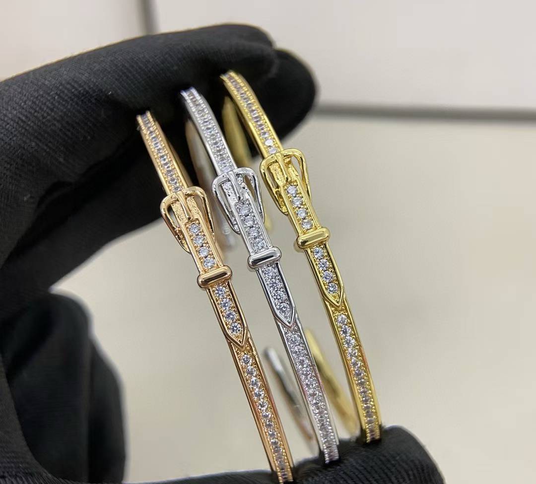 [?Shinejoy]DIAMOND-ENCRUSTED BRACELET THREE COLORS