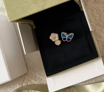 [Shinejoy] Bague balai diamant papillon double
