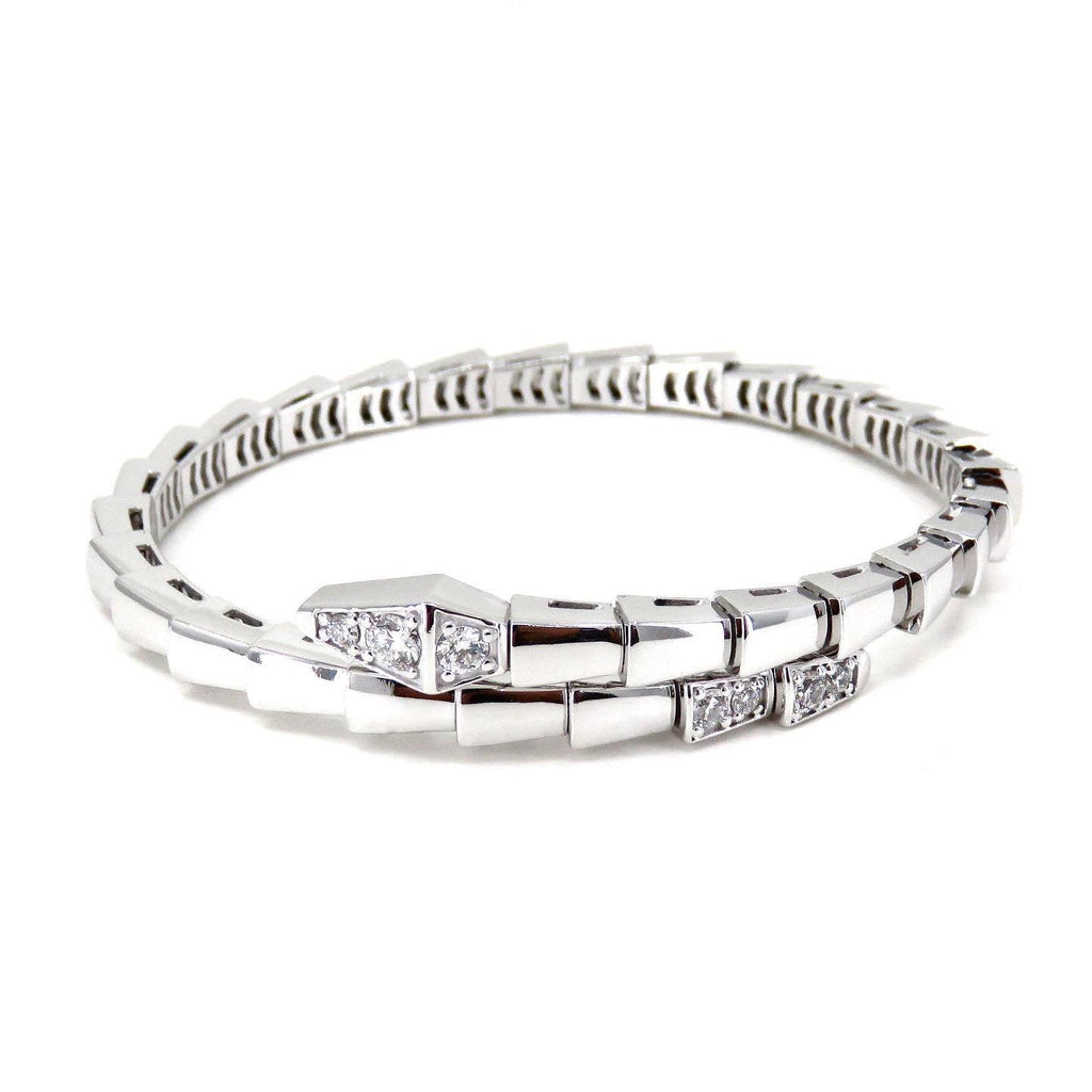 [Shinejoy]SERPENTI BRACELET DIAMONDS SILVER