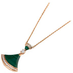 [Shinejoy]DREAM NECKLACE MALACHITE DIAMOND