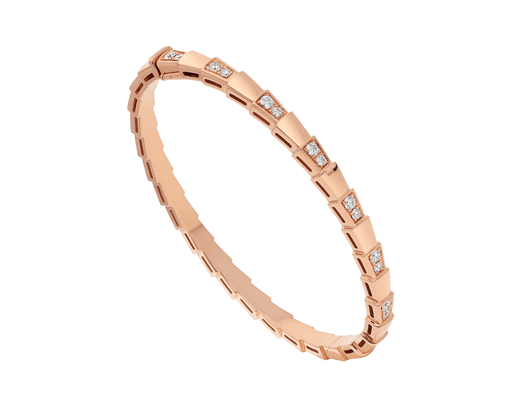 [Shinejoy]SERPENTI BRACELET PINK GOLD DIAMOND