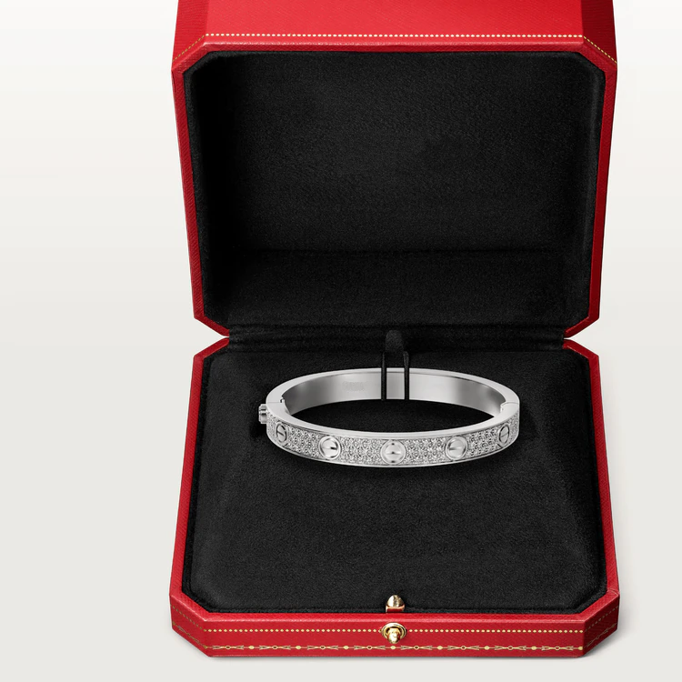[Shinejoy] BRACELET LOVE 6,1 MM PALLIÉ DE DIAMANTS 