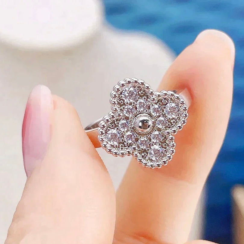 [Shinejoy]CLOVER DIAMOND RING