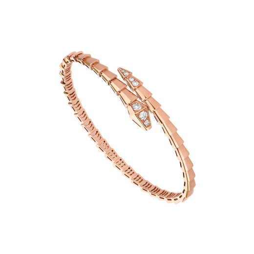 [Shinejoy]SERPENTI BRACELET DIAMONDS PINK GOLD