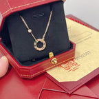 [Shinejoy] COLLIER LOVE 16MM 2 DIAMANTS