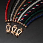 [Shinejoy]FORCE LARGE HORSESHOE FULL DIAMOND BRACELET ROSE GOLD