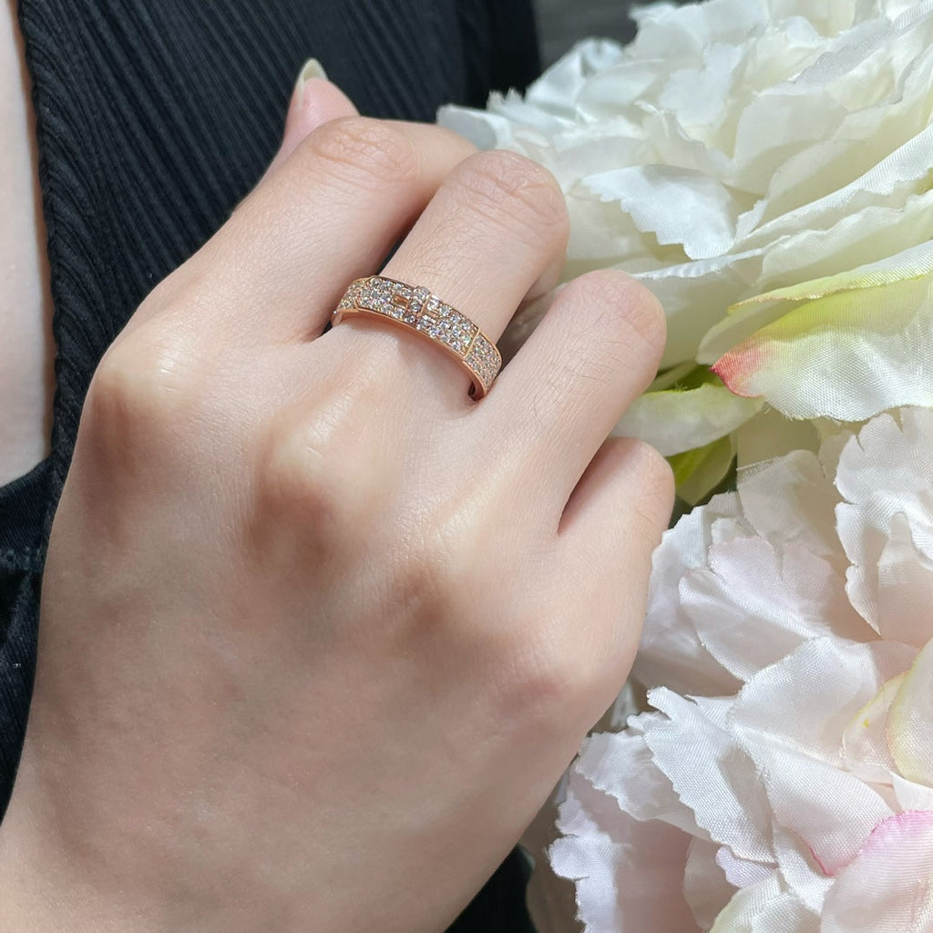 [Shinejoy]KELLY PINK GOLD DIAMOND RING