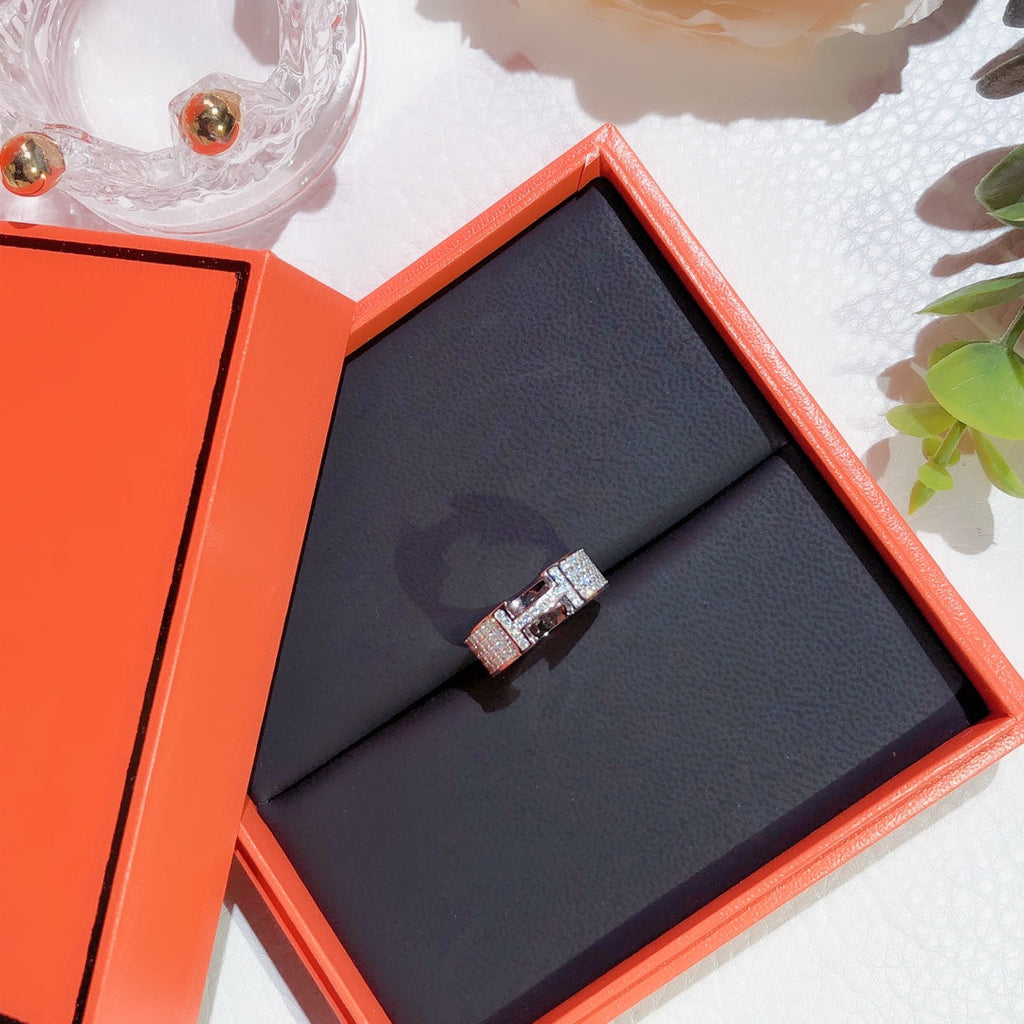 [Shinejoy]H RING FULL DIAMOND