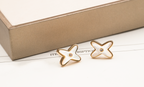 [Shinejoy]JEUX DE WHITE MOP PINK GOLD DIAMOND OREILLES