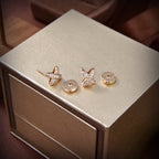 [Shinejoy]JEUX DE GOLD DIAMOND OREILLES