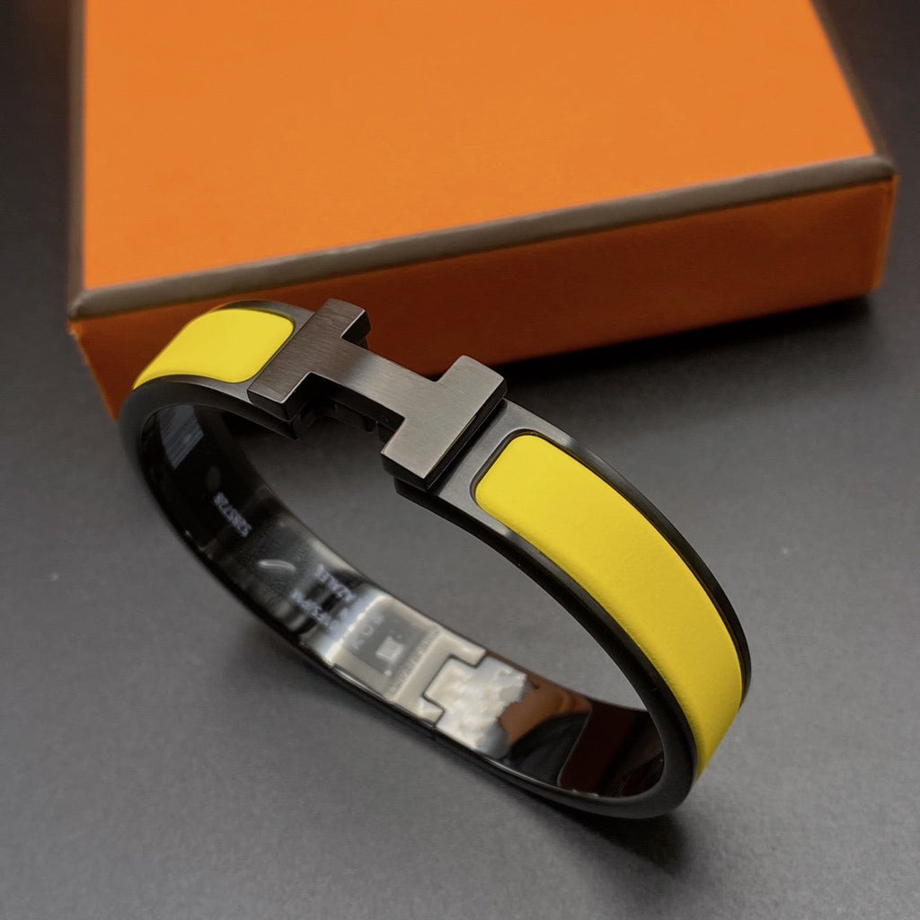 [Shinejoy]CLIC HM SO BLACK YELLOW BRACELET