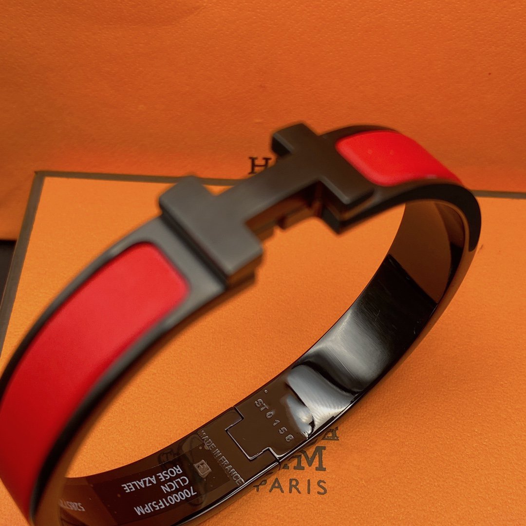 [Shinejoy]CLIC HM SO BLACK RED BRACELET