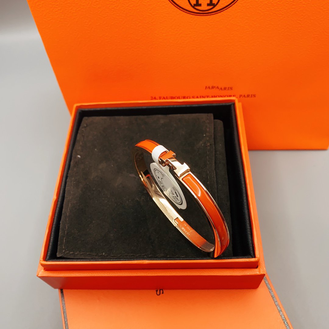 [Shinejoy]CLASSIC HM CLIC RED 8MM ENAMEL BRACELET