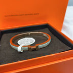 [Shinejoy]CLASSIC HM CLIC GREEN 8MM ENAMEL BRACELET