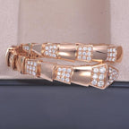 [Shinejoy]SERPENTI BRACELET PINK GOLD DIAMOND