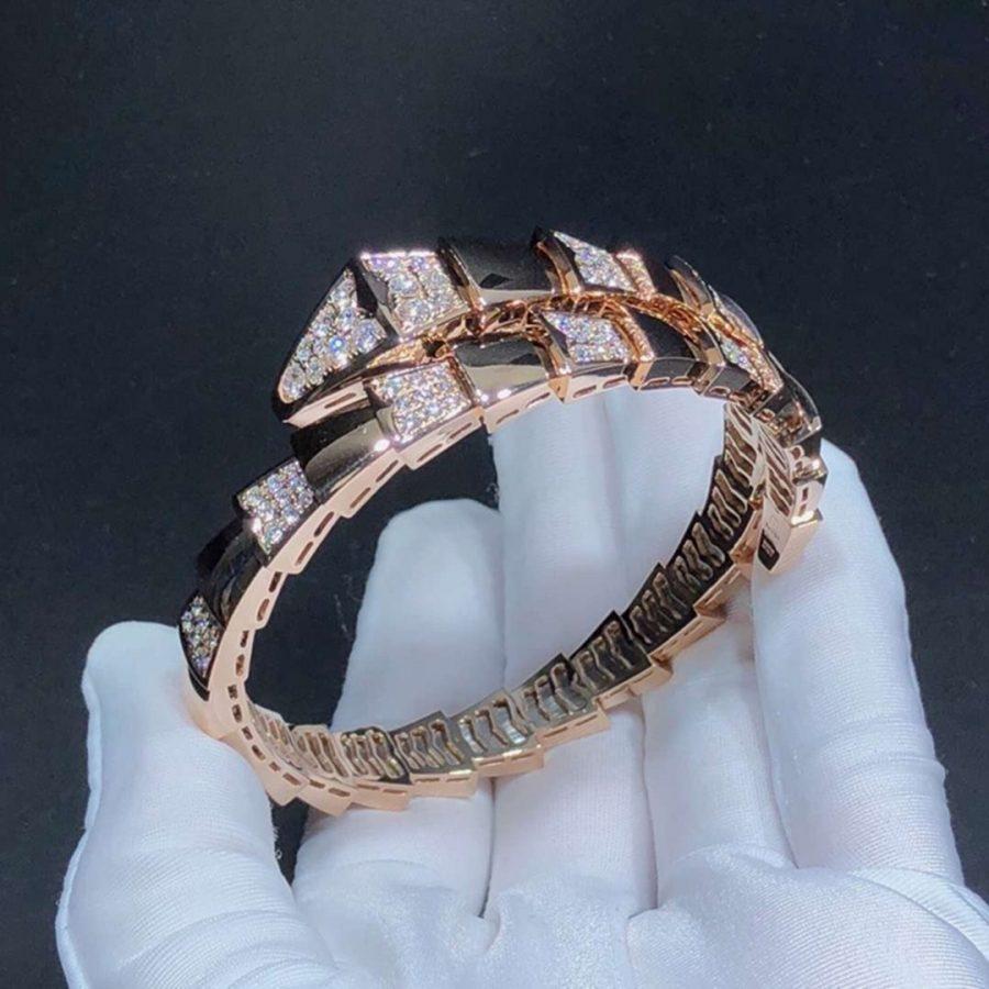 [Shinejoy]SERPENTI BRACELET PINK GOLD DIAMOND