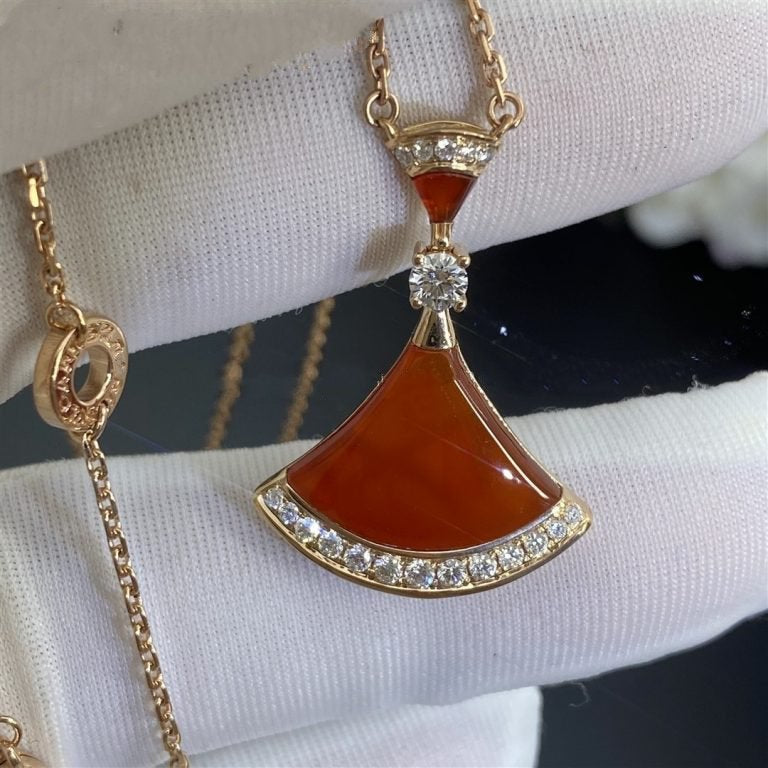 [Shinejoy]DREAM NECKLACE CARNELIAN DIAMOND