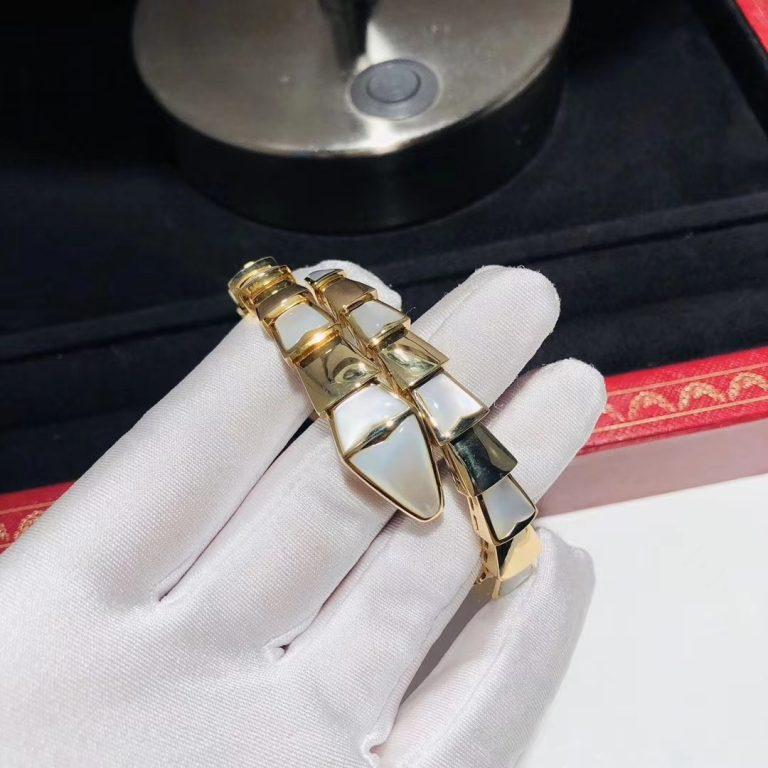 [Shinejoy]SERPENTI BRACELET MOP GOLD