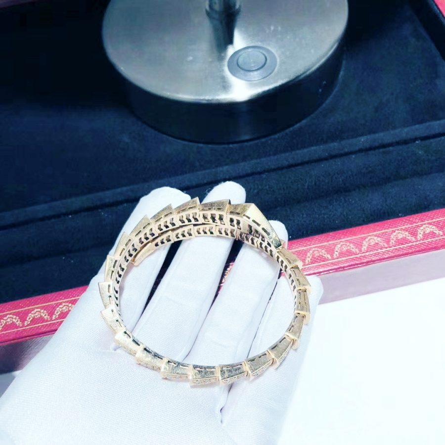 [Shinejoy]SERPENTI BRACELET 8MM PINK GOLD DIAMOND