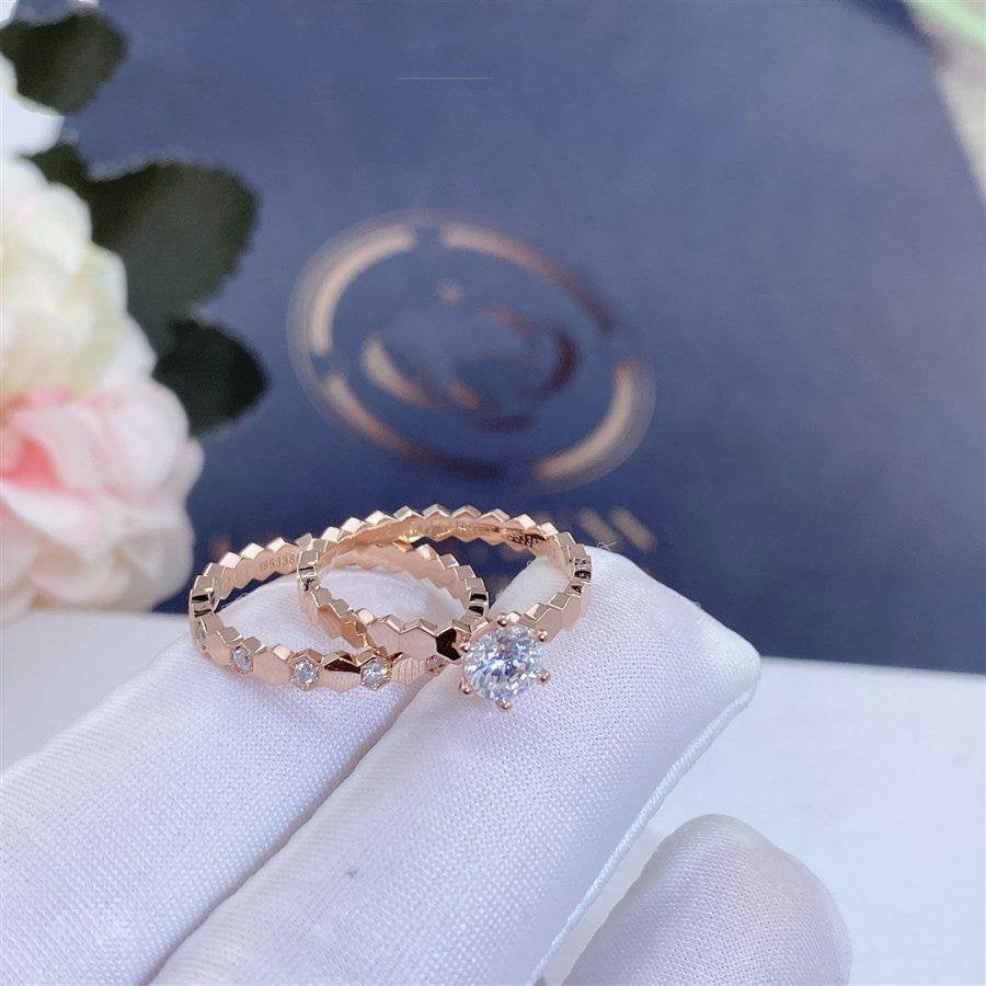 [Shinejoy]BEE LOVE RING PINK GOLD 1 DIAMOND