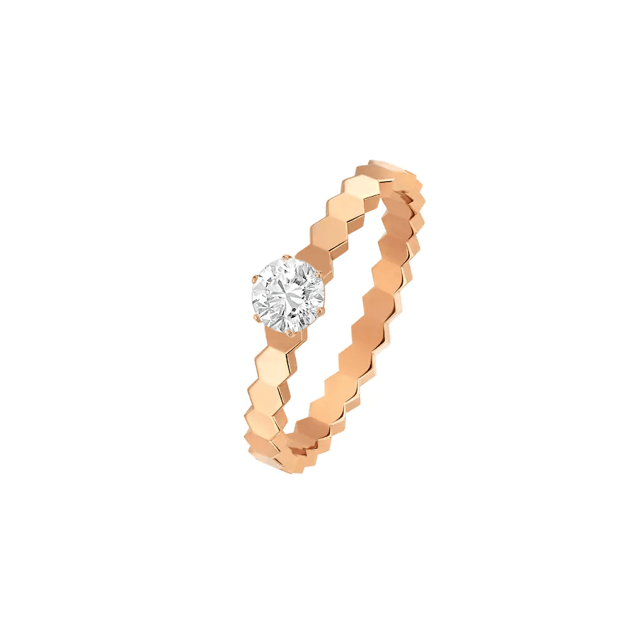 [Shinejoy]BEE LOVE RING PINK GOLD 1 DIAMOND