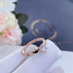 [Shinejoy]BEE LOVE RING PINK GOLD 1 DIAMOND