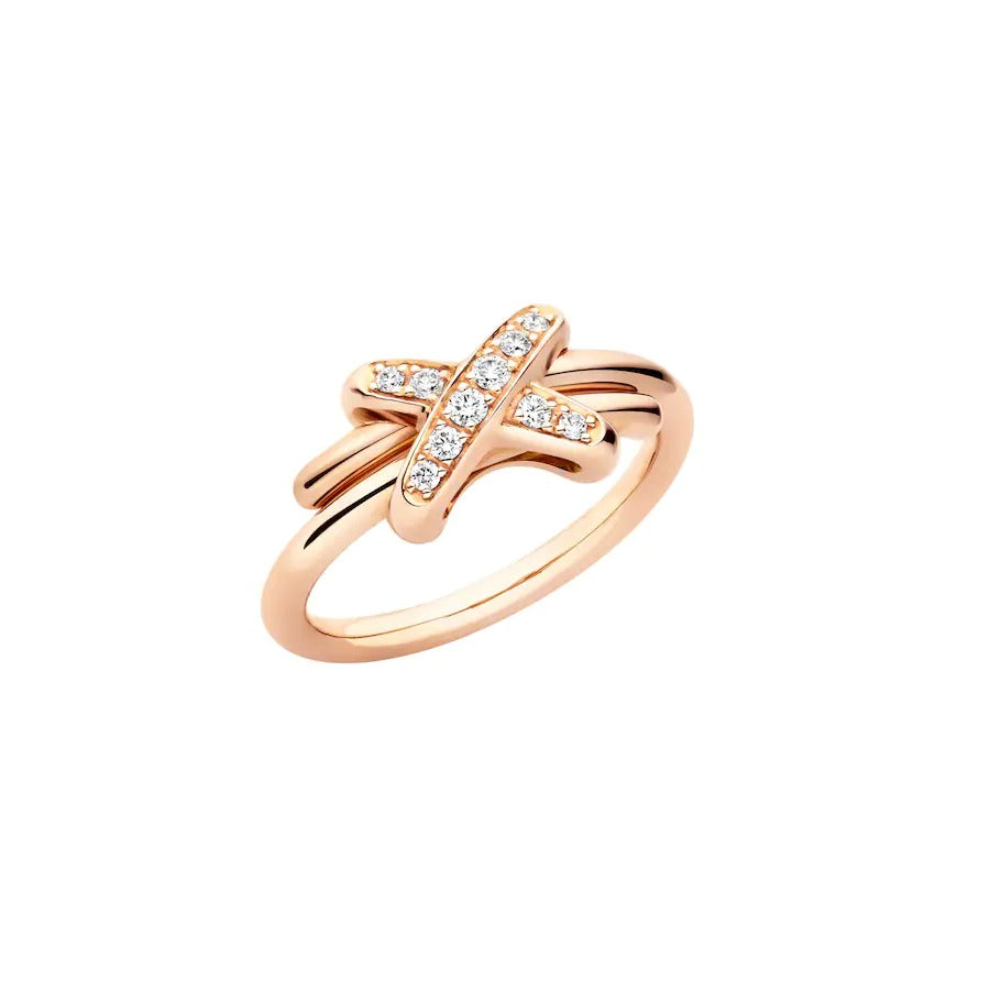 [Shinejoy]JEUX DE PINK GOLD DIAMOND RING