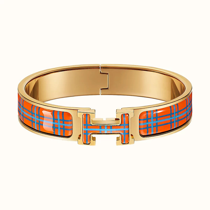 [Shinejoy]H TARTAN BRACELET 12MM