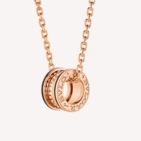 [Shinejoy] COLLIER PÉDIENT ROCK ZERO 1 ROSE OR NOIR