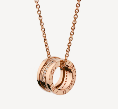 [Shinejoy]ZERO 1 PINK GOLD DIAMOND NECKLACE