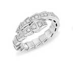 [Shinejoy]SERPENTI RING SILVER DIAMOND PAVED 4MM
