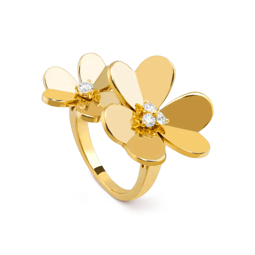 [Shinejoy]CLOVER COMOS GOLD DIAMOND RING