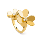 [Shinejoy]CLOVER COMOS GOLD DIAMOND RING