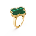 [Shinejoy]CLOVER MALACHITE RING