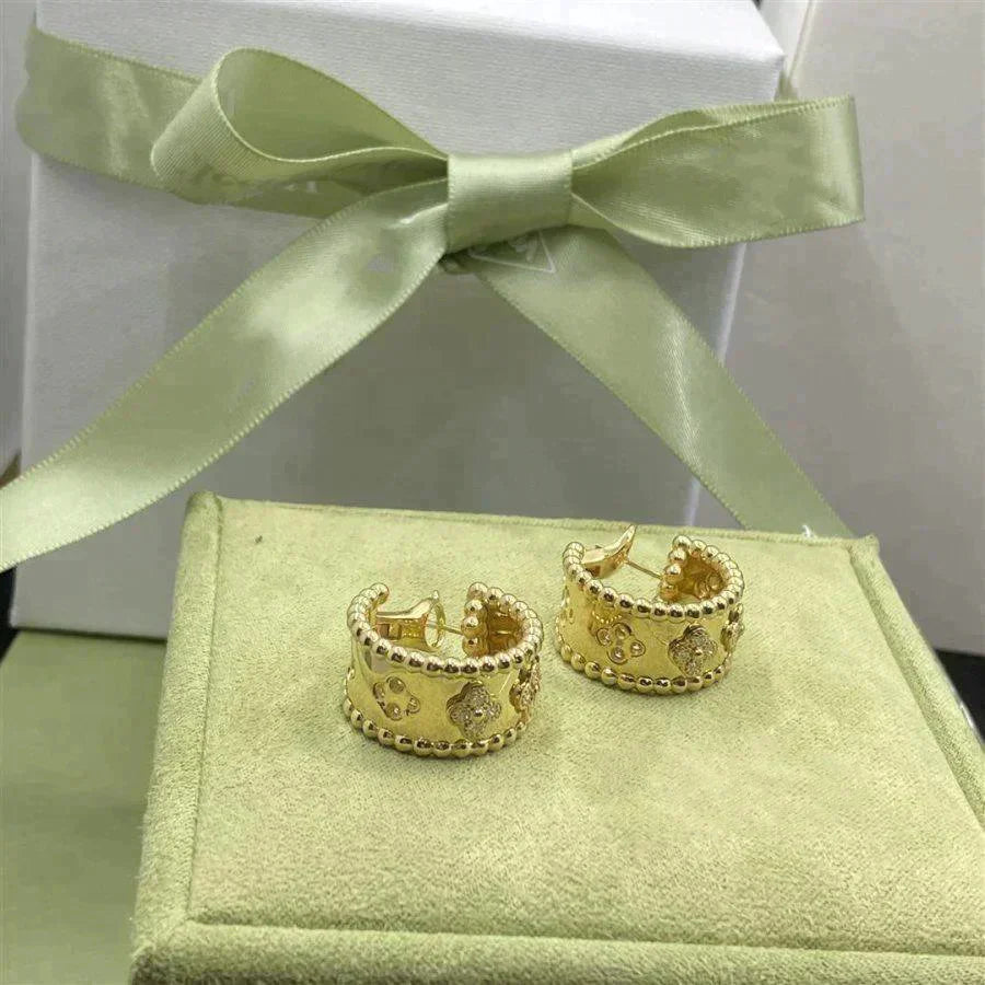 [Shinejoy]パーリー ダイヤモンド イヤリング