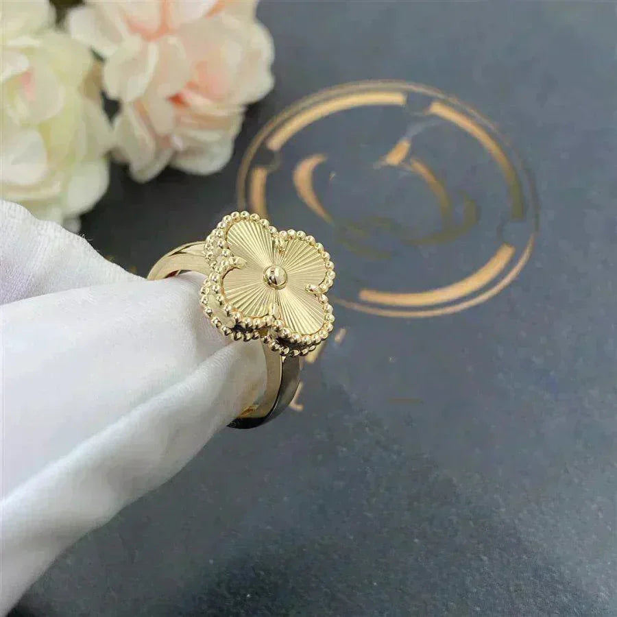 [Shinejoy]CLOVER GOLD RING