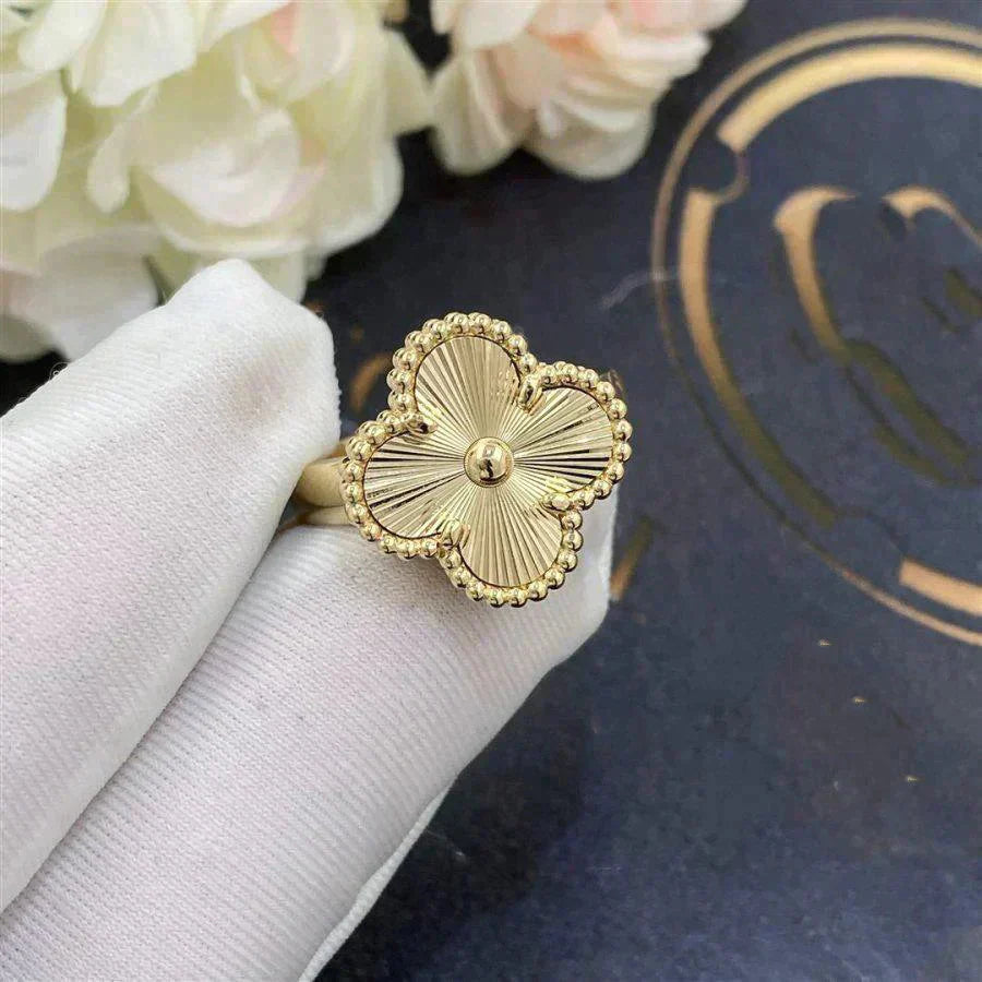 [Shinejoy]CLOVER GOLD RING