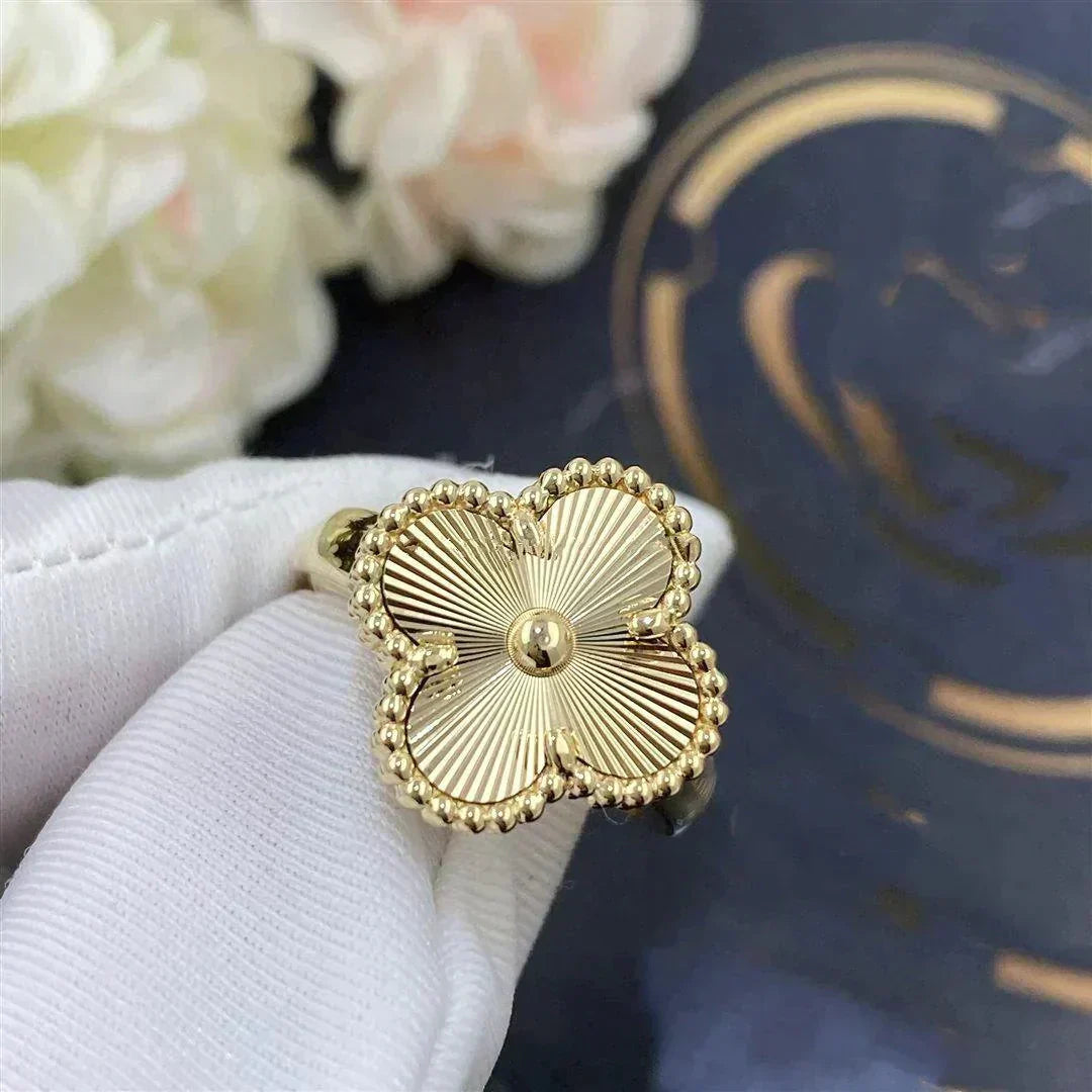 [Shinejoy]CLOVER GOLD RING