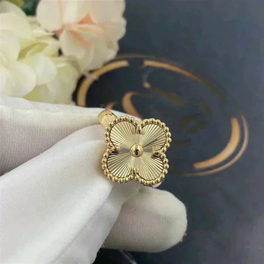 [Shinejoy]CLOVER GOLD RING
