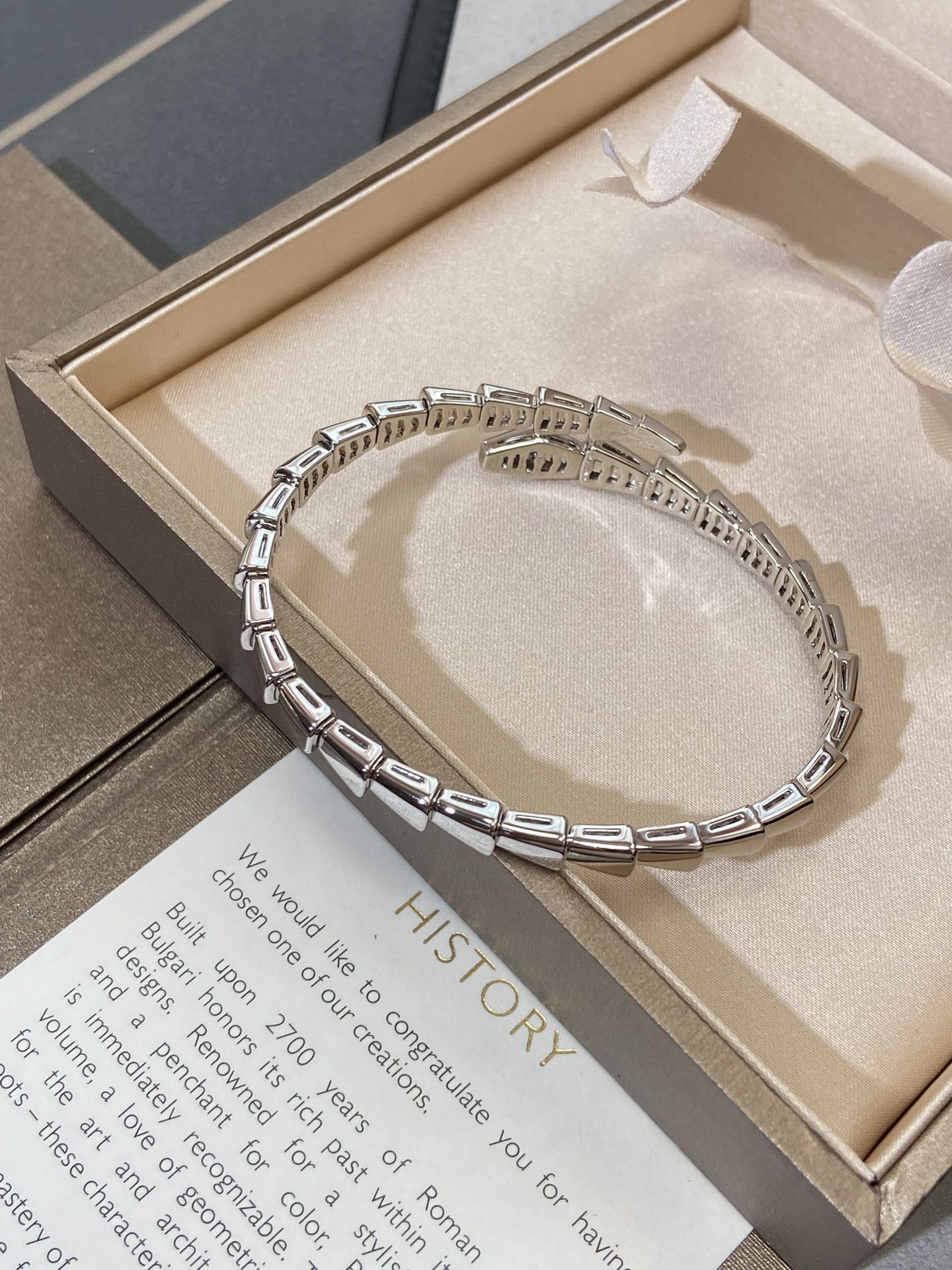 [Shinejoy]SERPENTI VIPER SILVER BRACELET