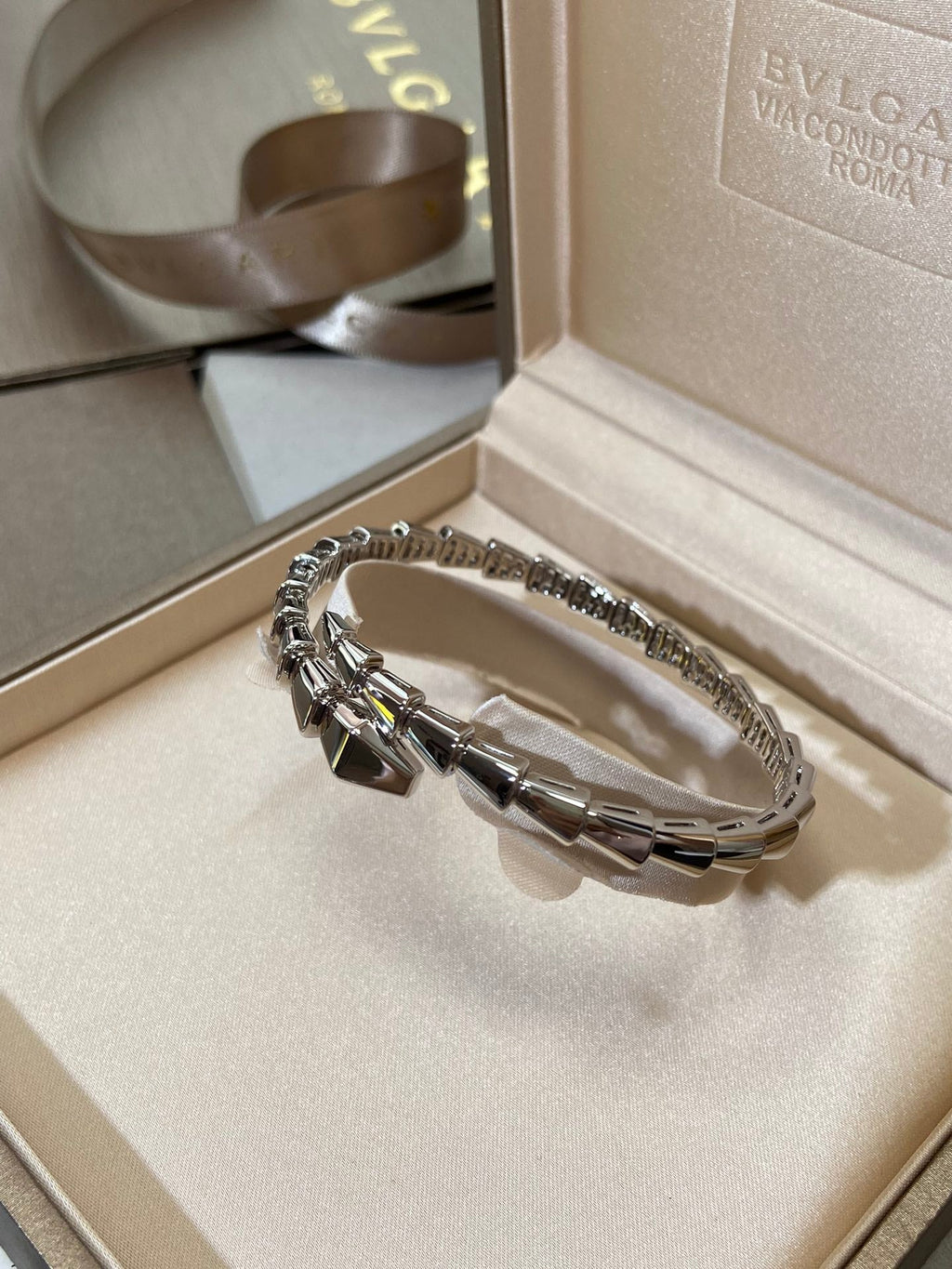 [Shinejoy]SERPENTI VIPER SILVER BRACELET